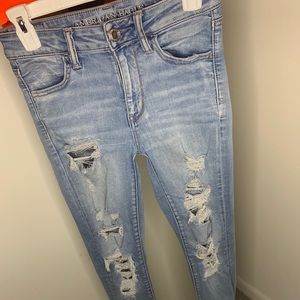 american eagle ripped jeans